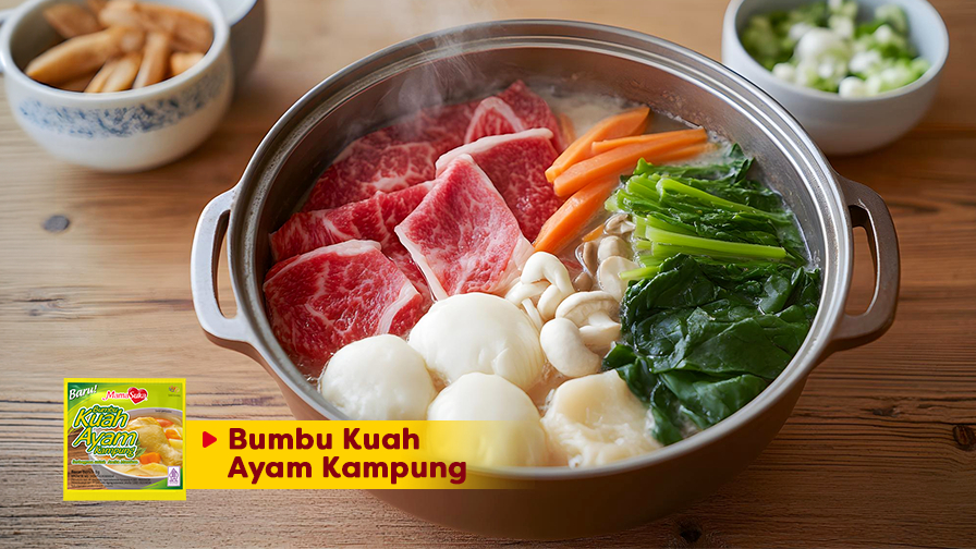Resep Shabu-Shabu Rumahan Kuah Ayam, Hangat Gurih dan Mudah Dibuat